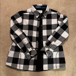 Orvis Heavy Weight Flannel Plaid Shirt Jacket